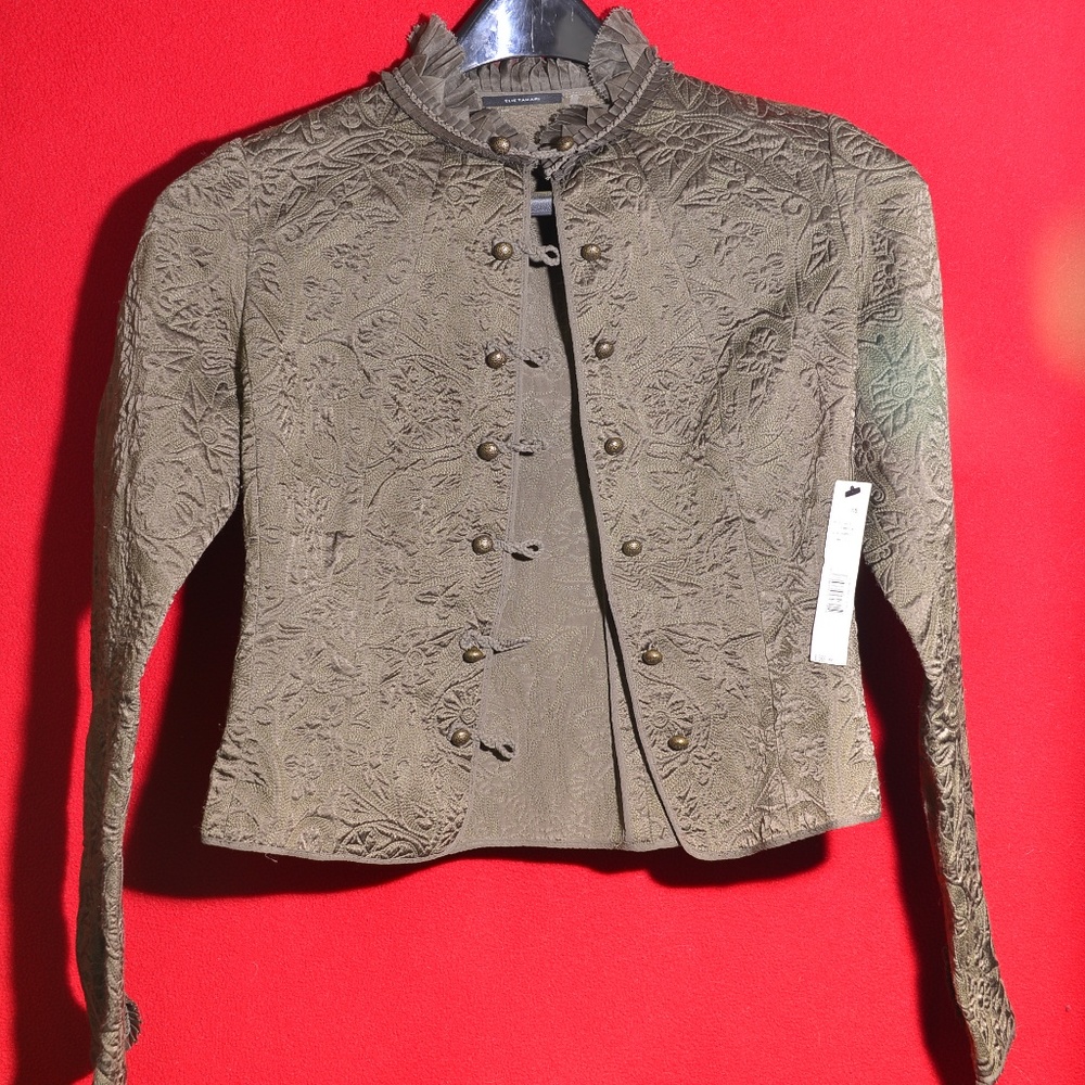 NWT $568 Elie Tahari Classic Kylie Jacket XS 0 2